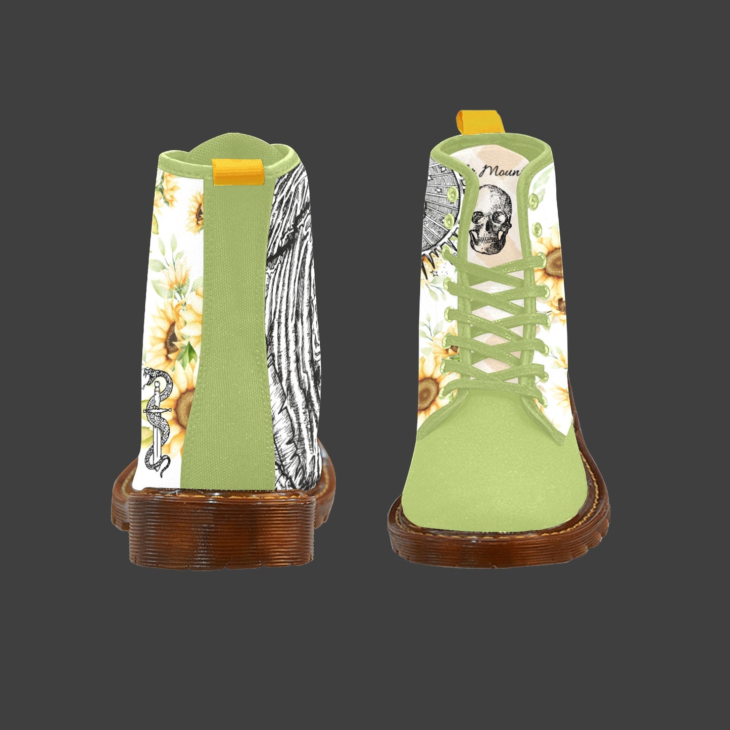 She's a Wildflower - Canvas Boots