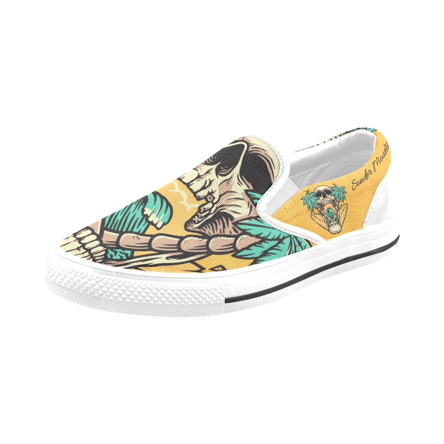 Skull Island - Slip-on Canvas Kid's Shoes (Big Kid)