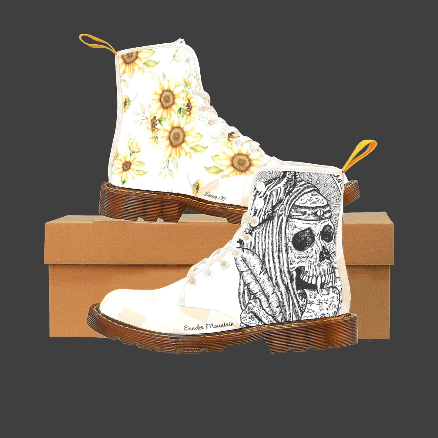 She's a Wildflower - Canvas Boots
