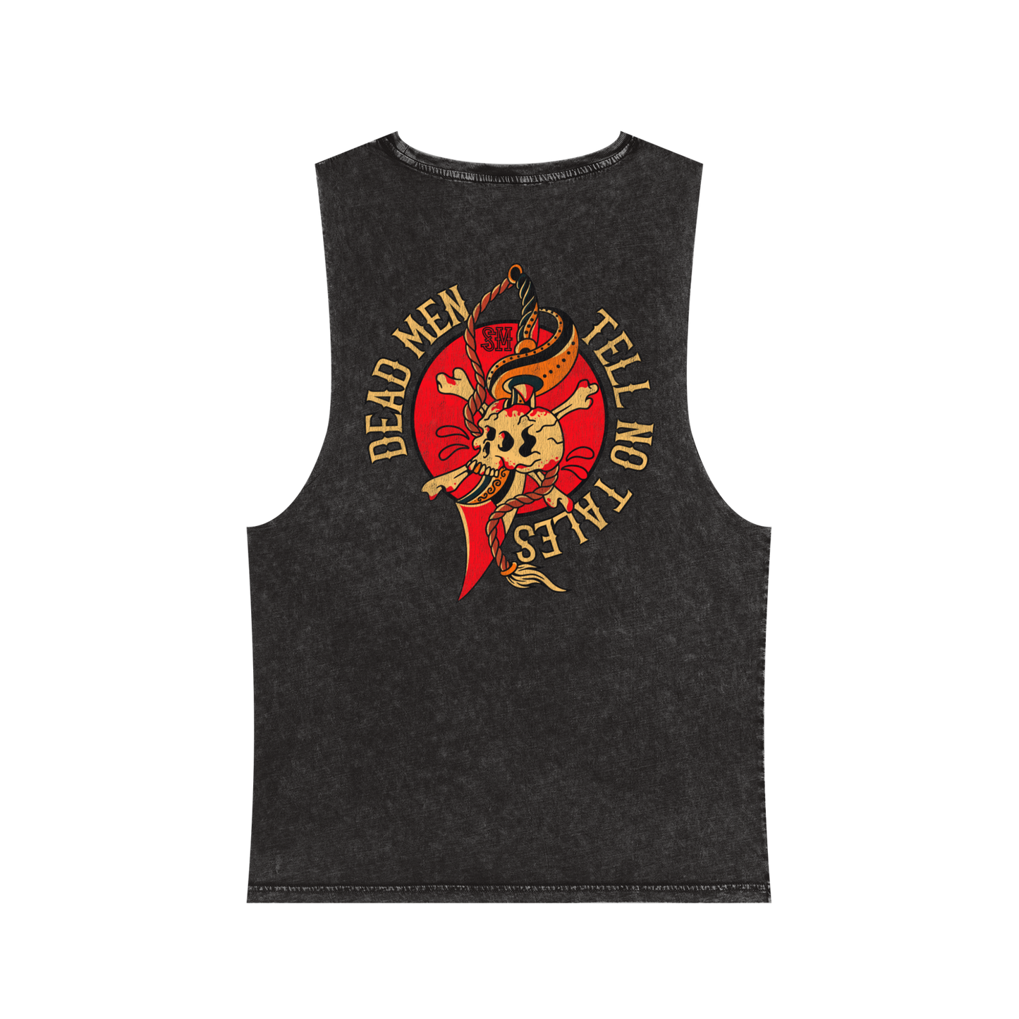 Dead Men Tell No Tales - Trad Stone Washed Tank
