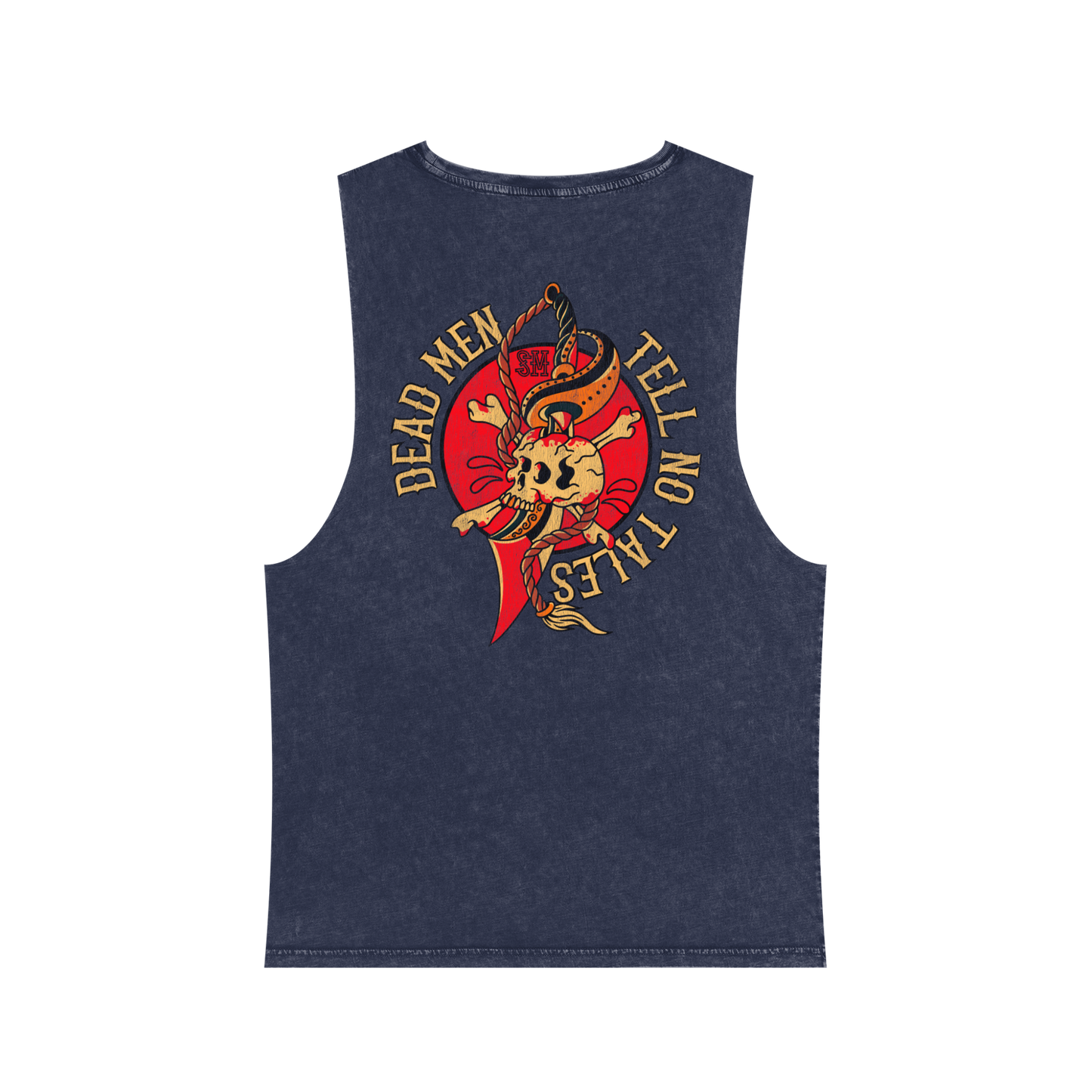 Dead Men Tell No Tales - Trad Stone Washed Tank