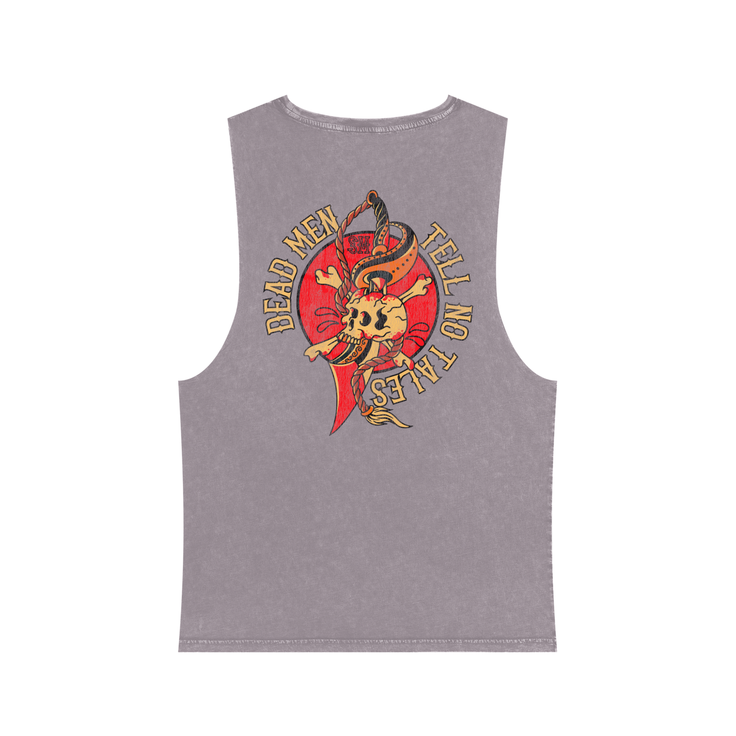 Dead Men Tell No Tales - Trad Stone Washed Tank
