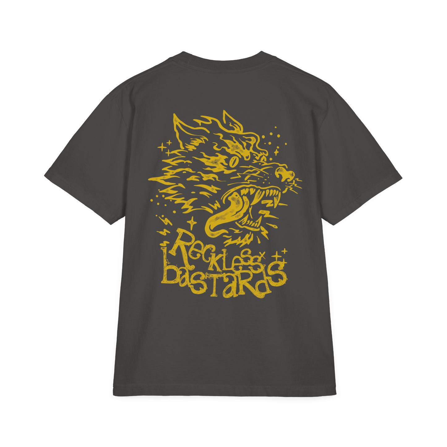 Reckless Bastards - Vintage-Inspired Unisex T-shirt, Casual Cool Apparel, Perfect for Tattoo Lovers, Streetwear Style