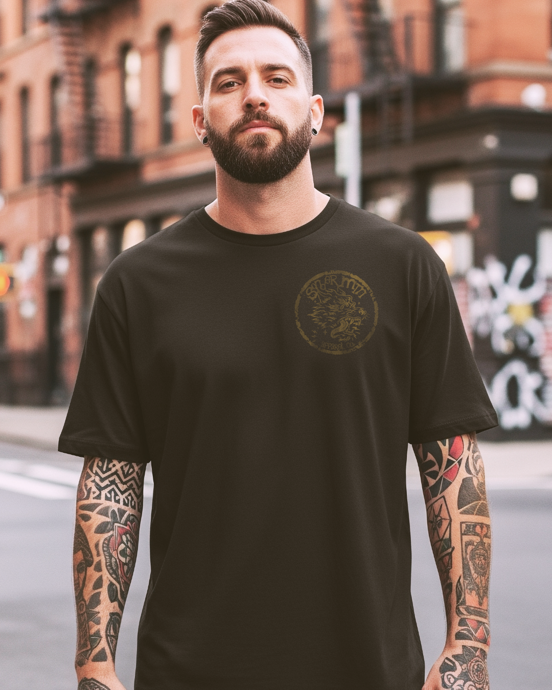 Reckless Bastards - Vintage-Inspired Unisex T-shirt, Casual Cool Apparel, Perfect for Tattoo Lovers, Streetwear Style