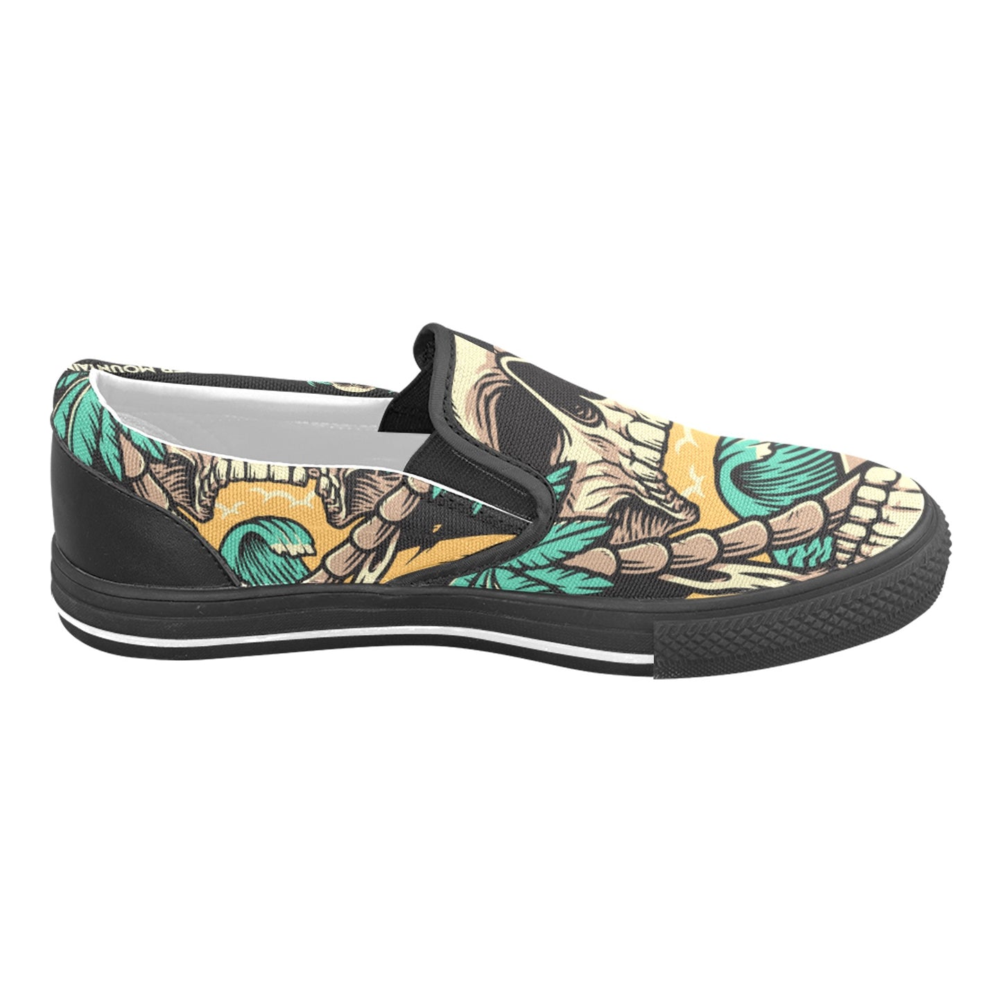 Skull Island - Slip-on Canvas Kid's Shoes (Big Kid)