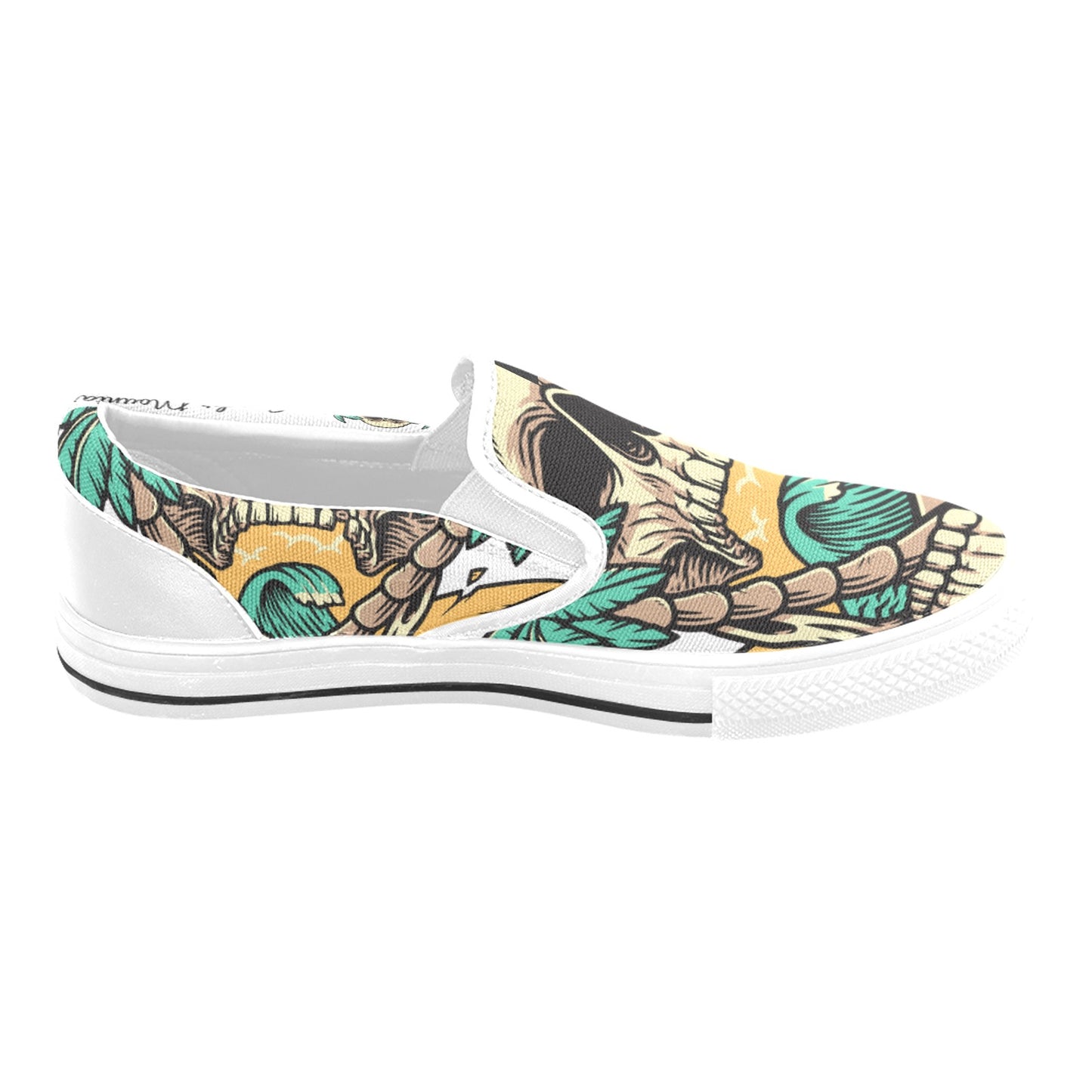 Skull Island - Slip-on Canvas Kid's Shoes (Big Kid)