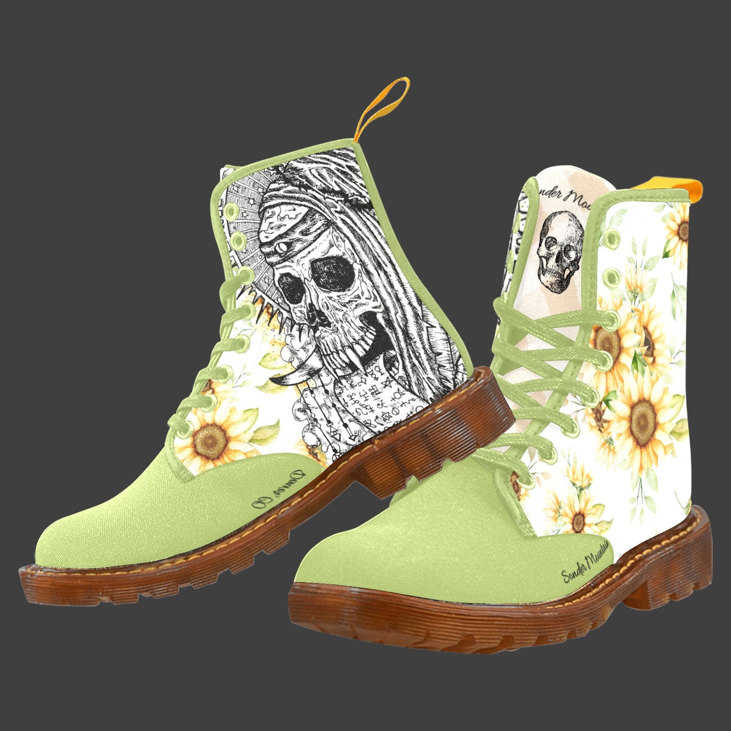 She's a Wildflower - Canvas Boots