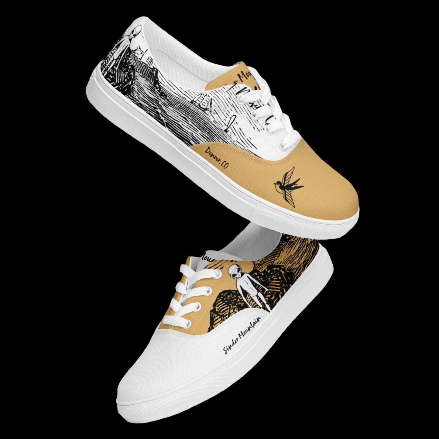 The Visitors - Canvas Skate Shoes