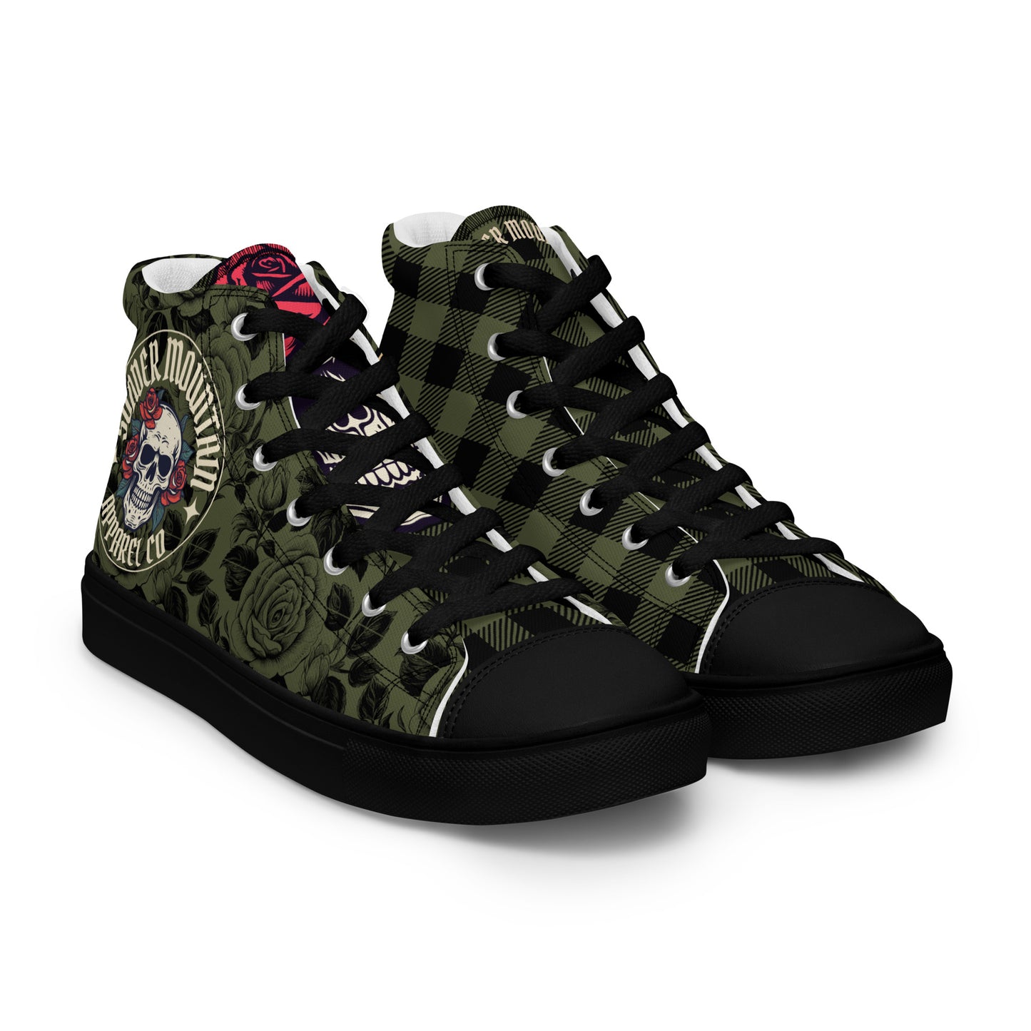 Irish Blood - Women’s High Top Canvas Shoes