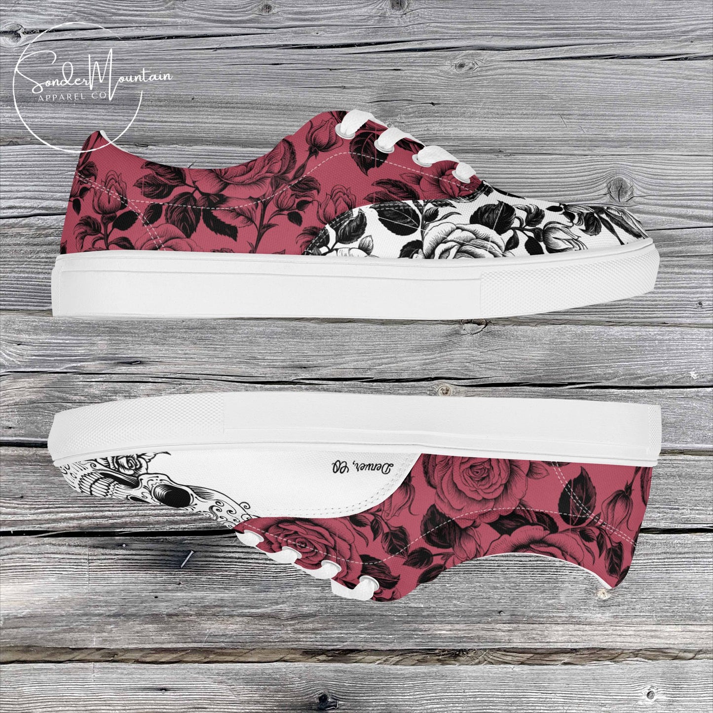 Fire to Blood - Women’s Lace-up Canvas Shoes