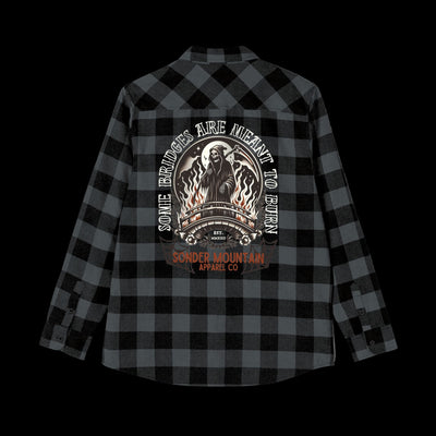 Meant To Burn - Unisex Flannel Shirt