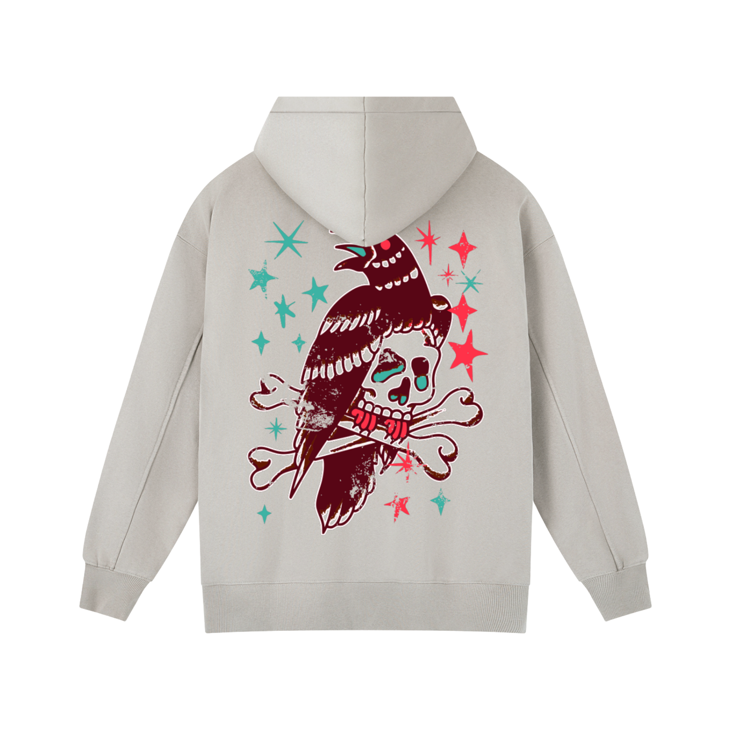 Flash Grab - Oldshool Vintage Washed Heavyweight Hoodie