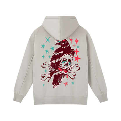 Flash Grab - Oldshool Vintage Washed Heavyweight Hoodie