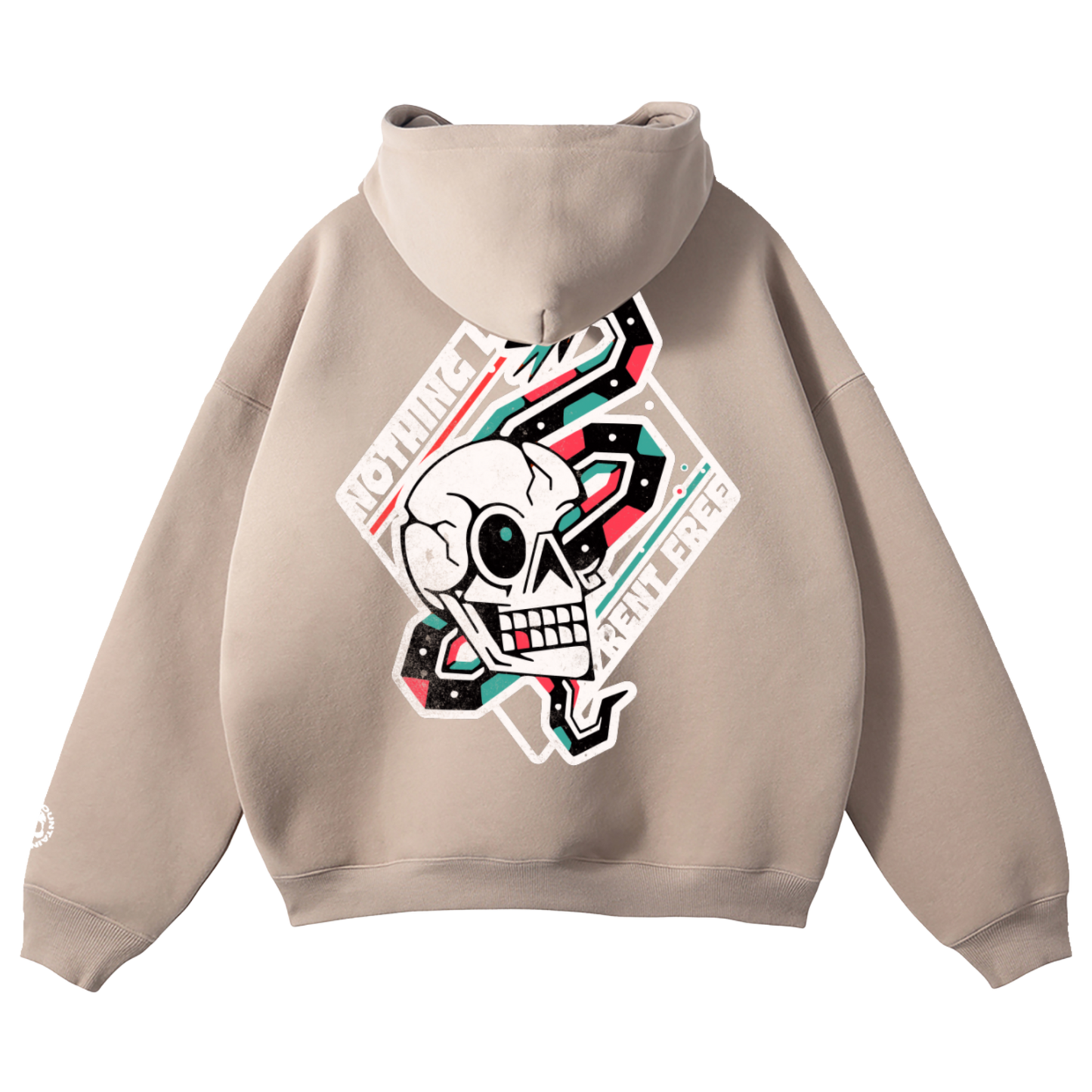 Rent Free - NEO Trad Oversize Fleeced Hoodie