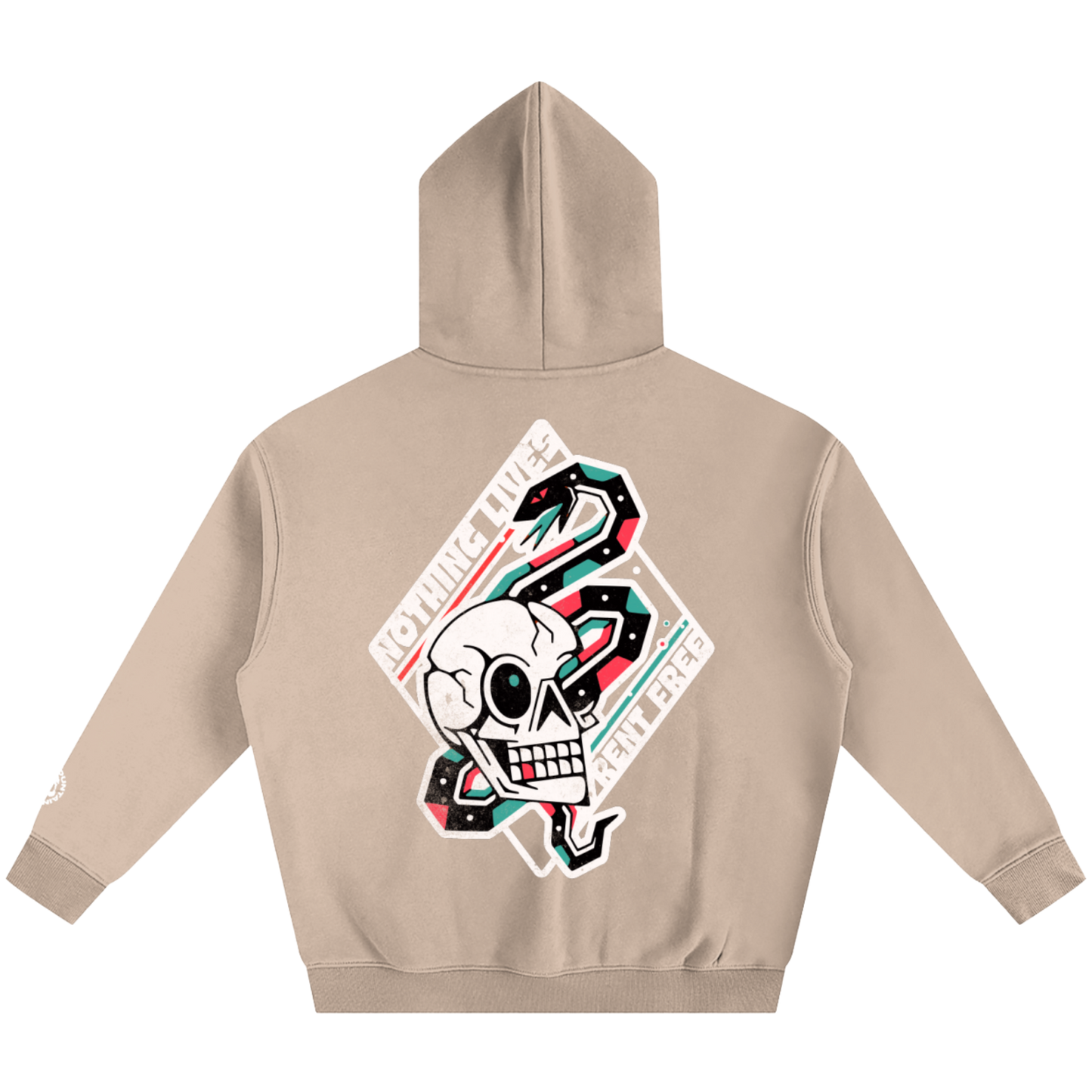 Rent Free - NEO Trad Oversize Fleeced Hoodie