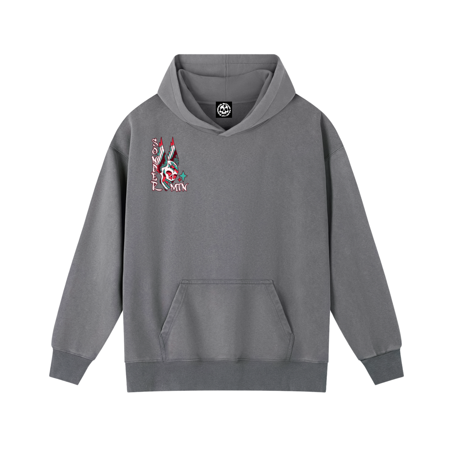 Flash Grab - Oldshool Vintage Washed Heavyweight Hoodie