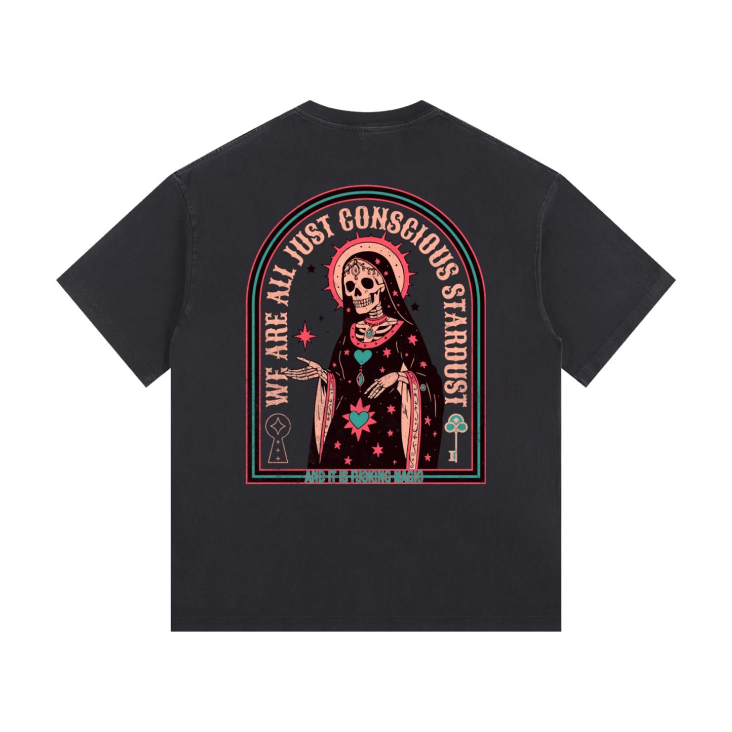 Stardust - Trad Vintage Washed Oversized Cotton T-Shirt