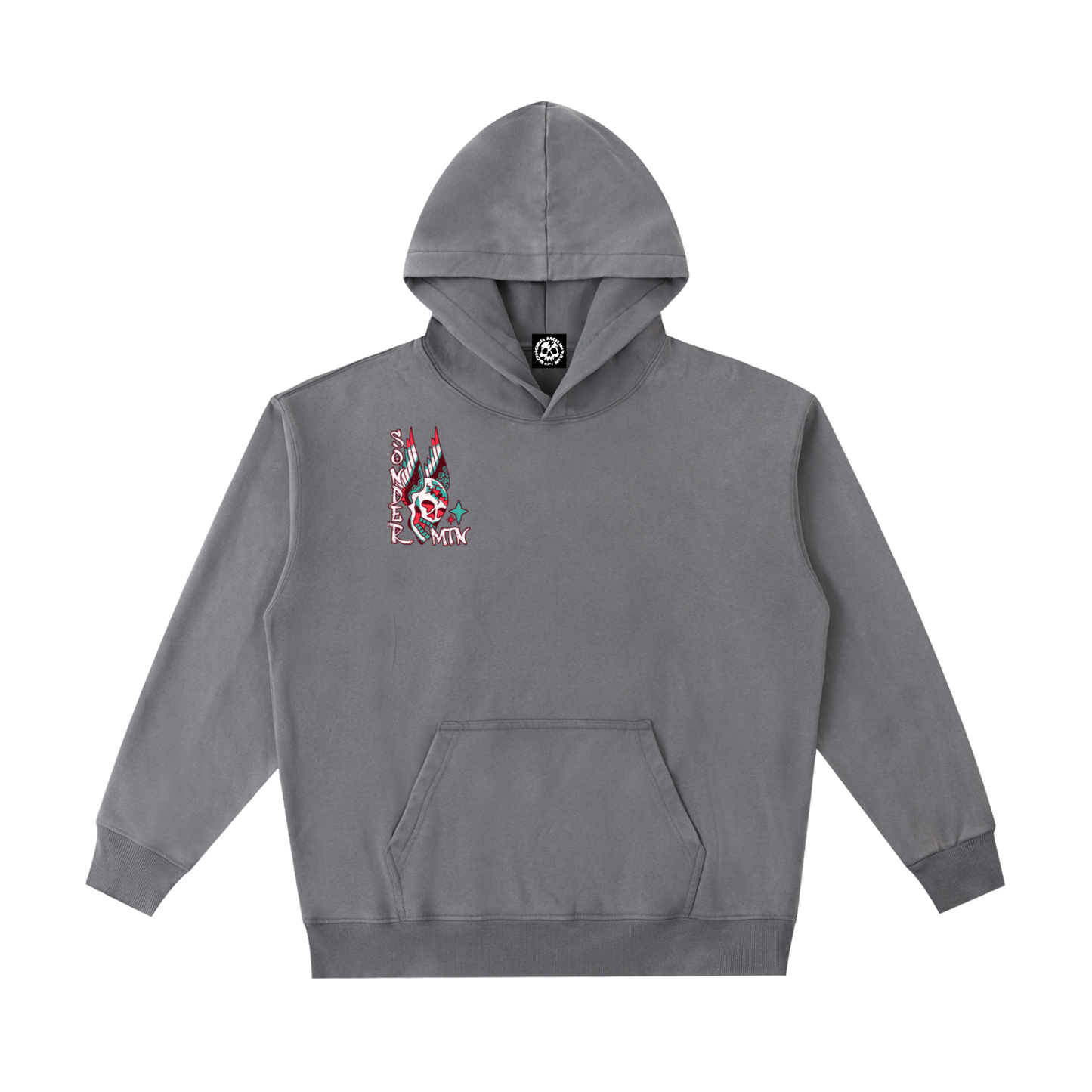 Flash Grab - Oldshool Vintage Washed Heavyweight Hoodie