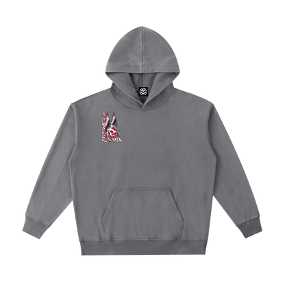 Flash Grab - Oldshool Vintage Washed Heavyweight Hoodie