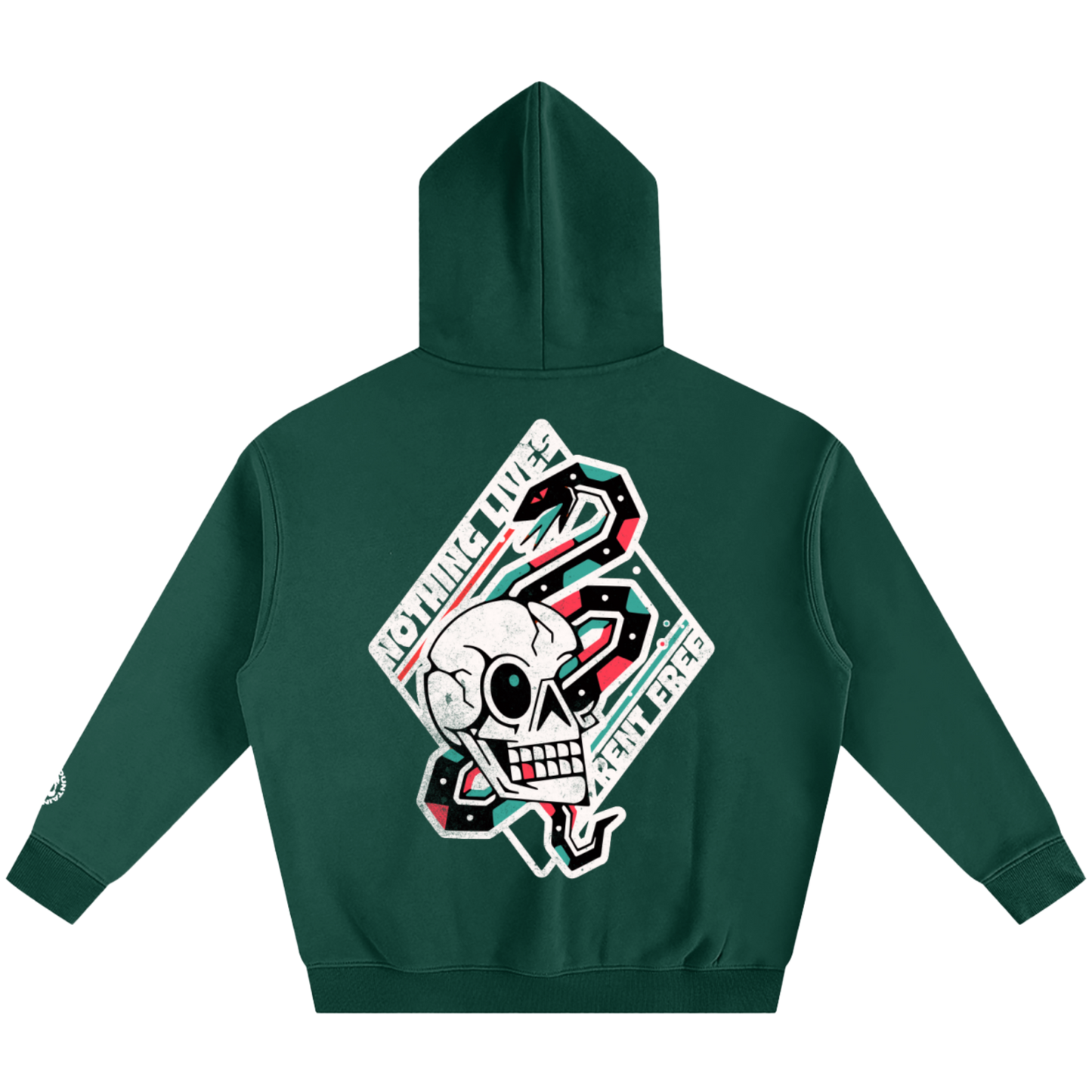 Rent Free - NEO Trad Oversize Fleeced Hoodie