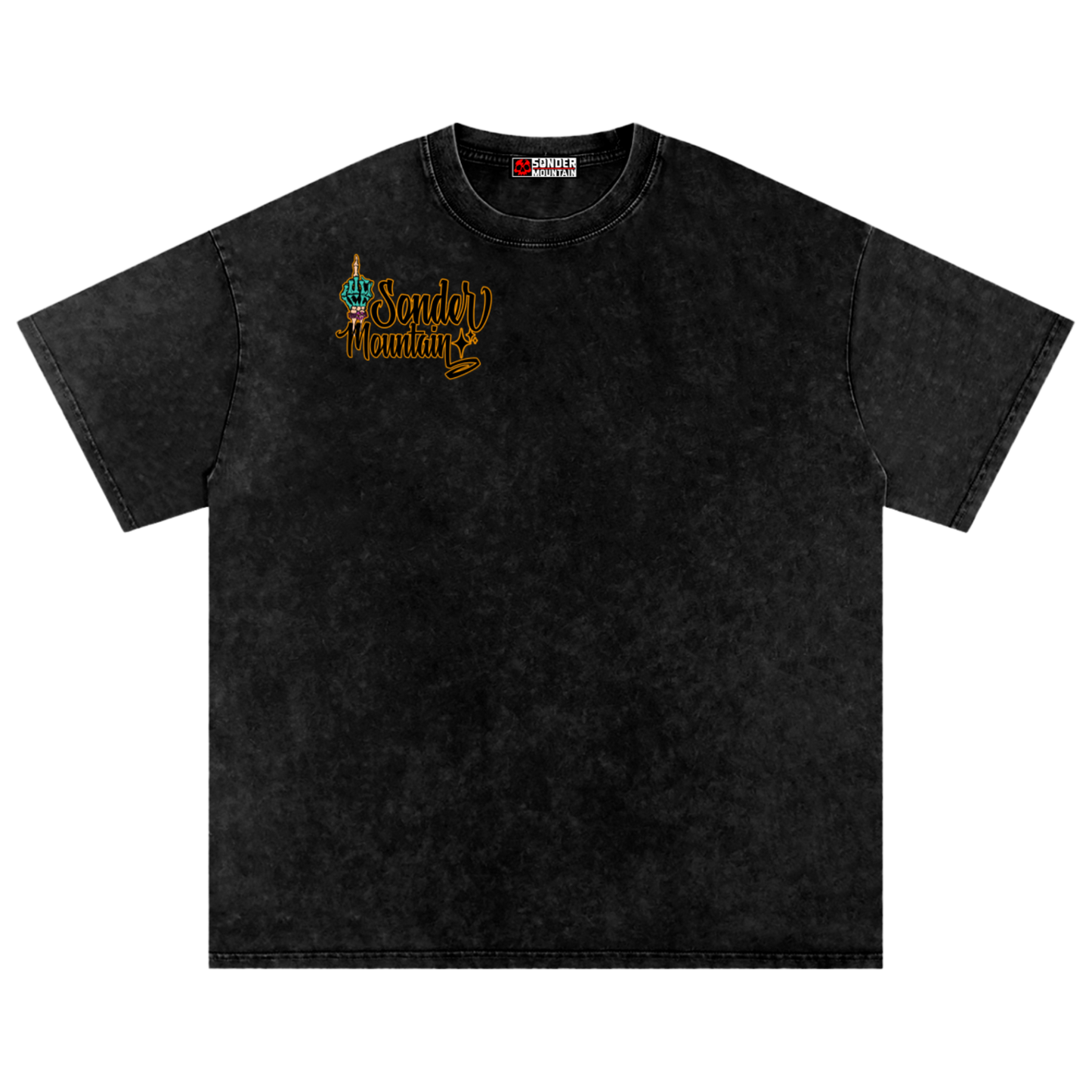 Krusti Gnome - Ice Washed Oversized Cotton T-Shirt