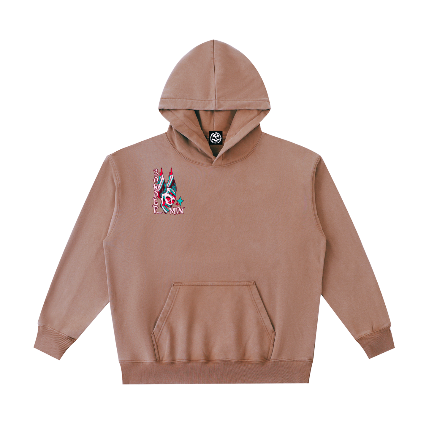 Flash Grab - Oldshool Vintage Washed Heavyweight Hoodie