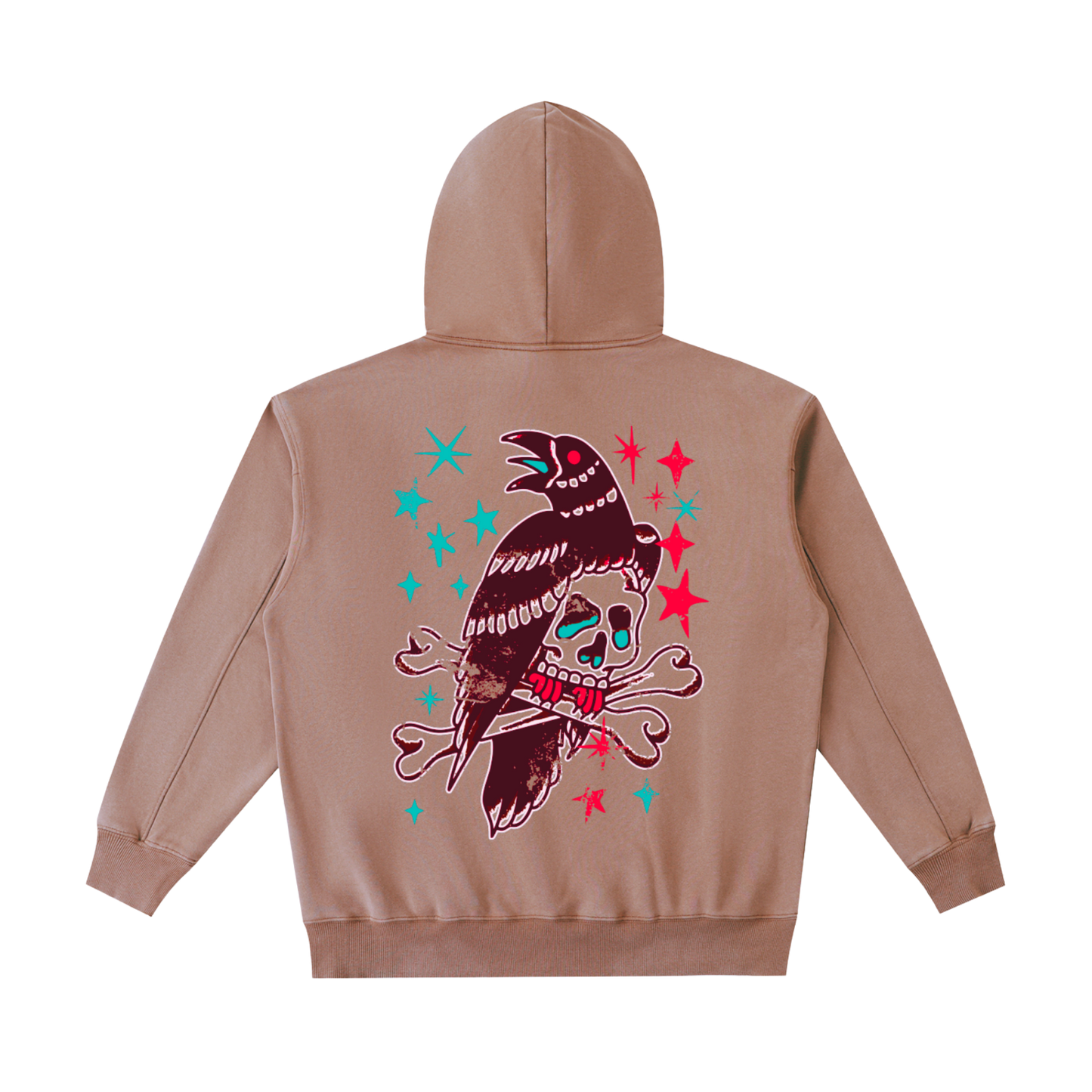 Flash Grab - Oldshool Vintage Washed Heavyweight Hoodie