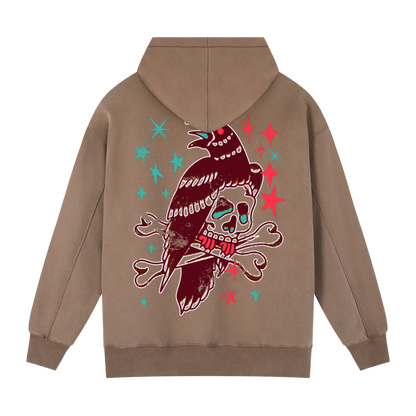 Flash Grab - Oldshool Vintage Washed Heavyweight Hoodie