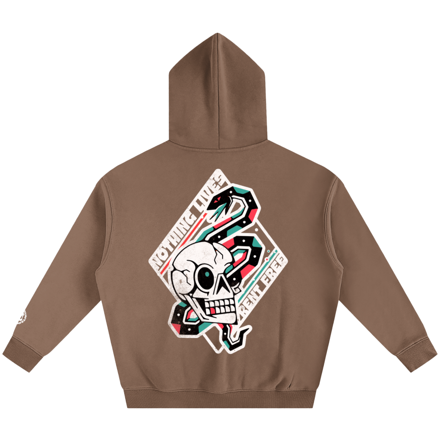 Rent Free - NEO Trad Oversize Fleeced Hoodie