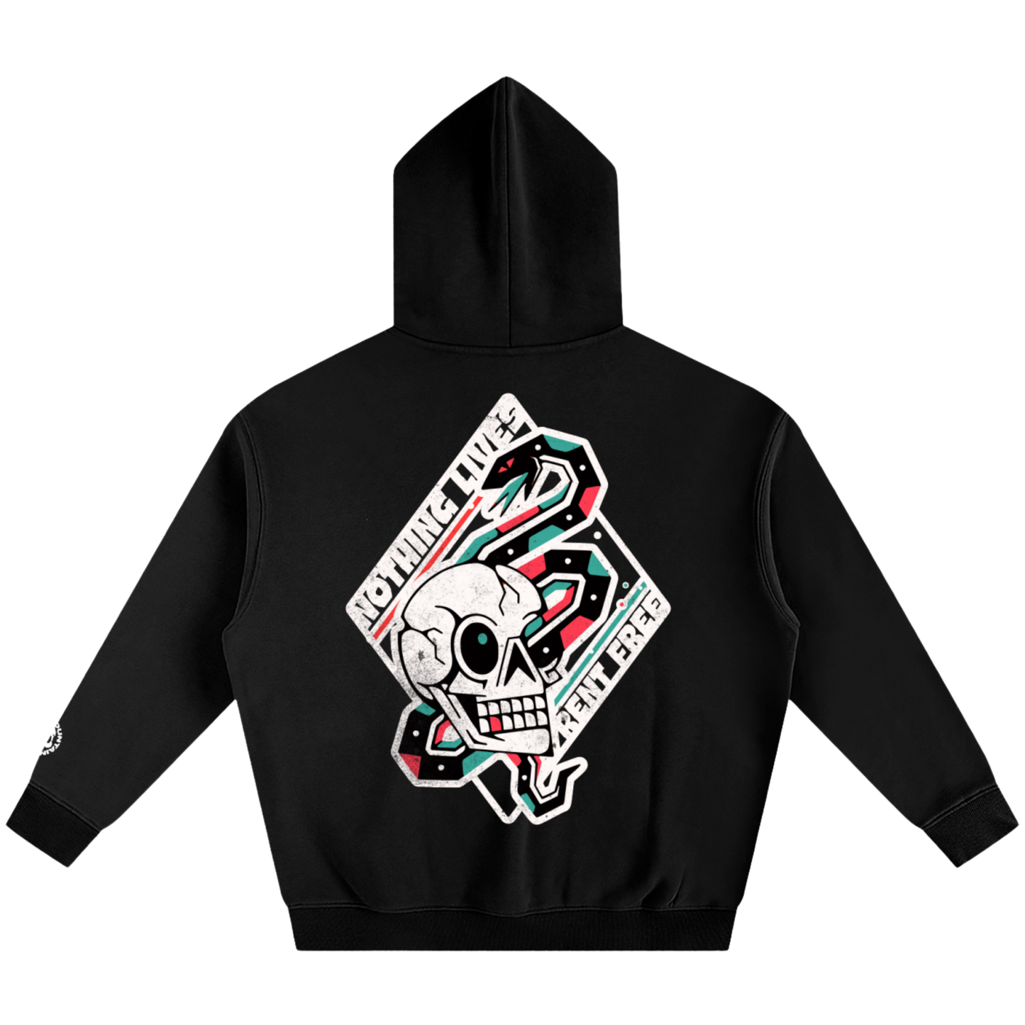 Rent Free - NEO Trad Oversize Fleeced Hoodie