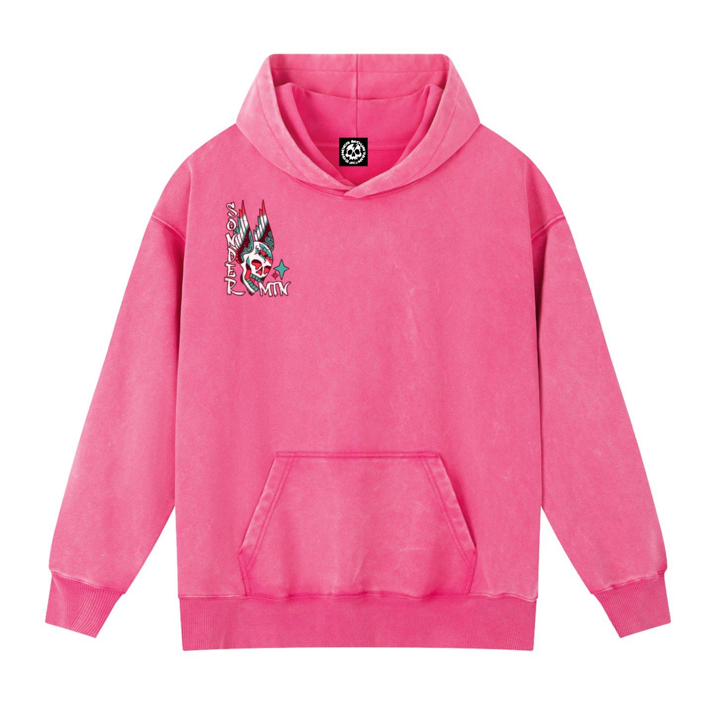 Flash Grab - Oldshool Vintage Washed Heavyweight Hoodie