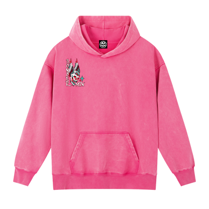 Flash Grab - Oldshool Vintage Washed Heavyweight Hoodie