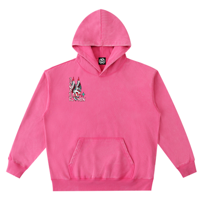 Flash Grab - Oldshool Vintage Washed Heavyweight Hoodie