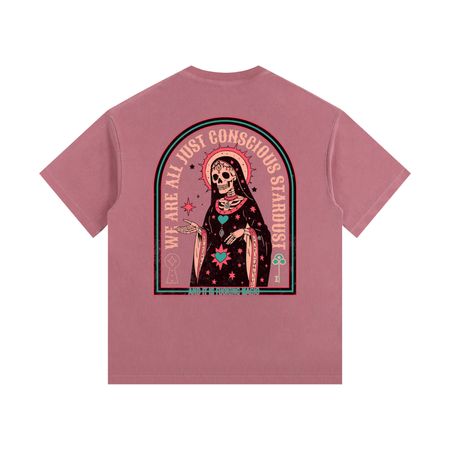 Stardust - Trad Vintage Washed Oversized Cotton T-Shirt