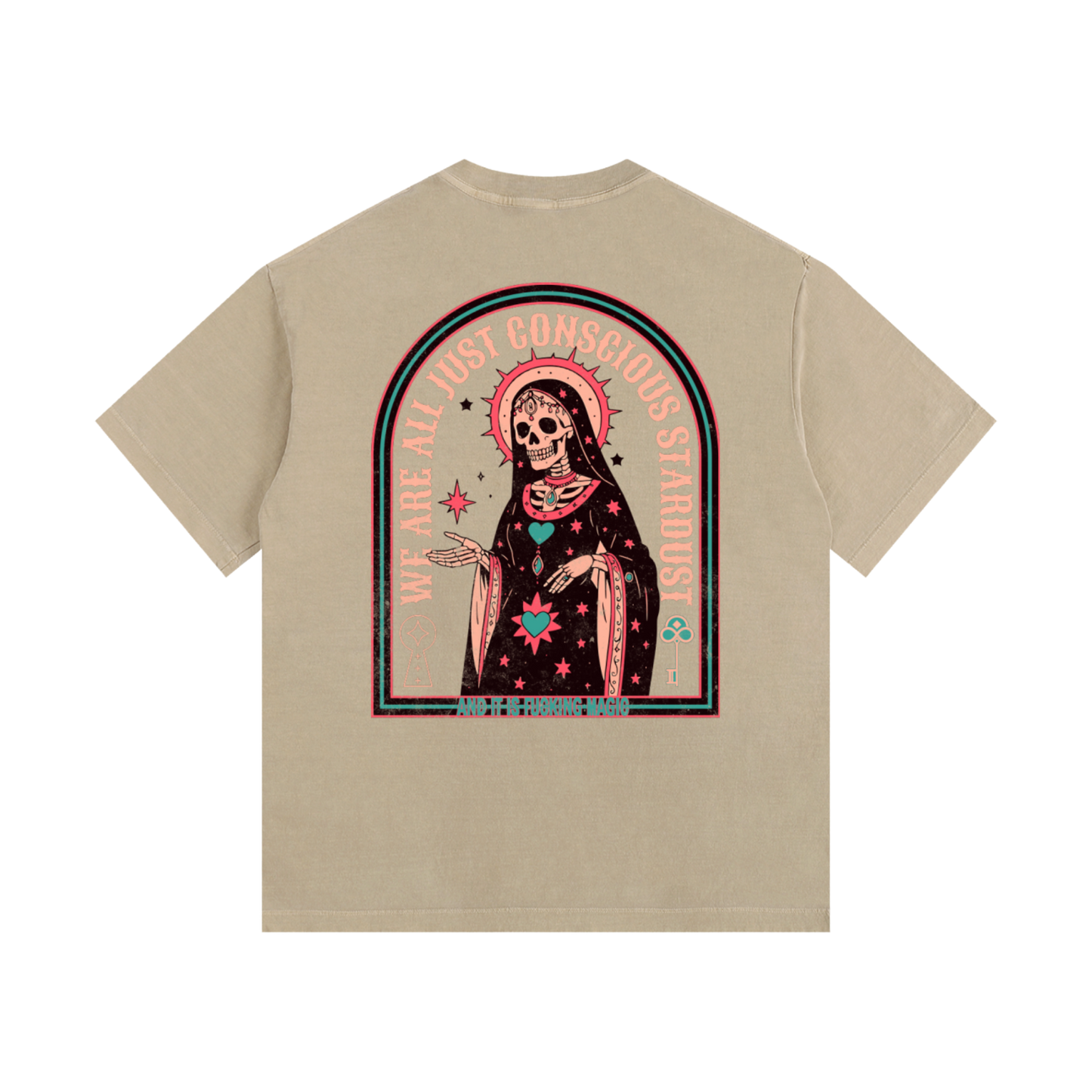 Stardust - Trad Vintage Washed Oversized Cotton T-Shirt