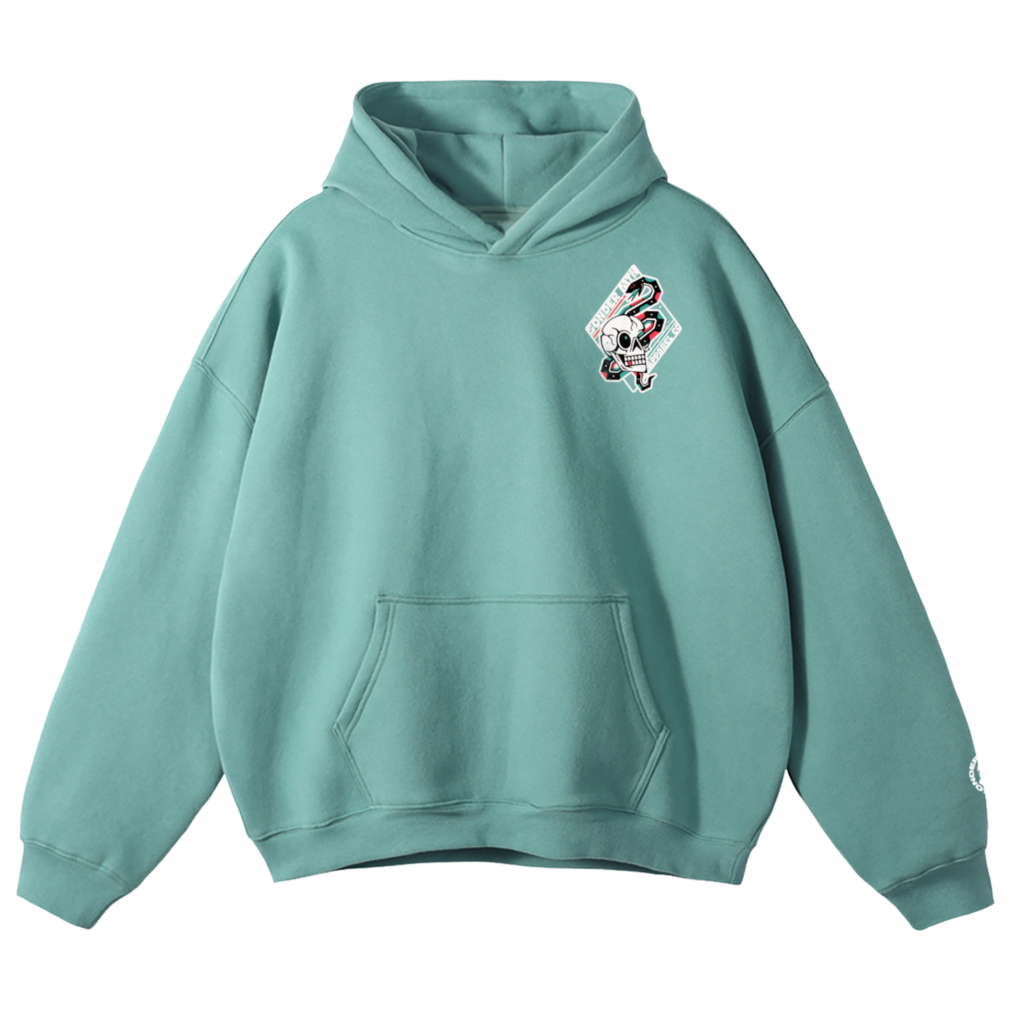 Rent Free - NEO Trad Oversize Fleeced Hoodie