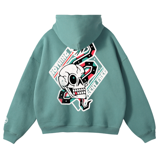 Rent Free - NEO Trad Oversize Fleeced Hoodie