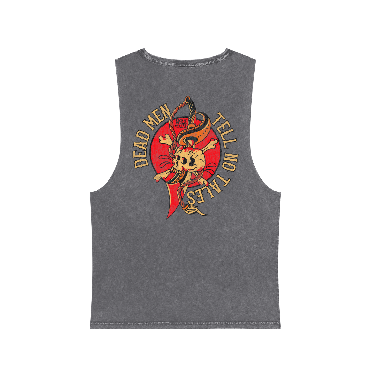 Dead Men Tell No Tales - Trad Stone Washed Tank