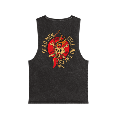Dead Men Tell No Tales - Trad Stone Washed Tank