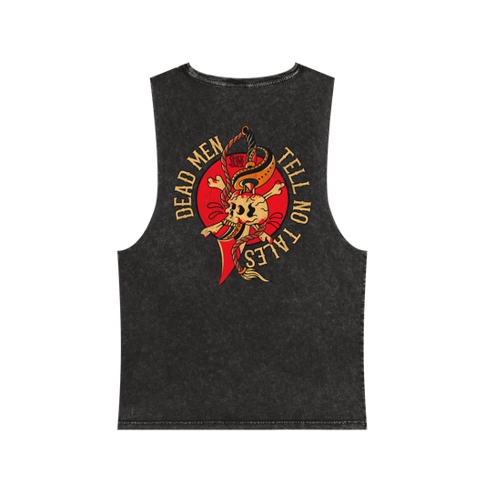 Dead Men Tell No Tales - Trad Stone Washed Tank