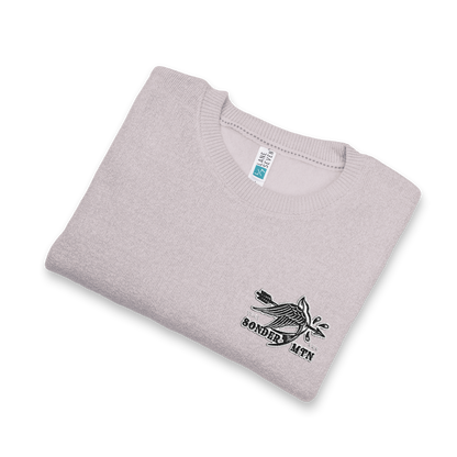 Forward - Traditional Nantucket Embroidered Crewneck Sweatshirt — Classic Coastal Pullover