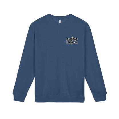 Forward - Traditional Nantucket Embroidered Crewneck Sweatshirt — Classic Coastal Pullover