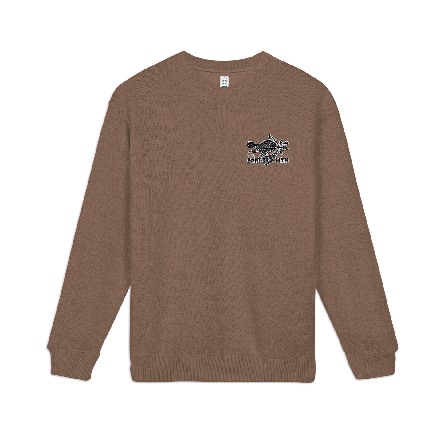 Forward - Traditional Nantucket Embroidered Crewneck Sweatshirt — Classic Coastal Pullover
