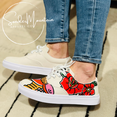 The Pin-up - Men’s Lace-up Canvas Shoes