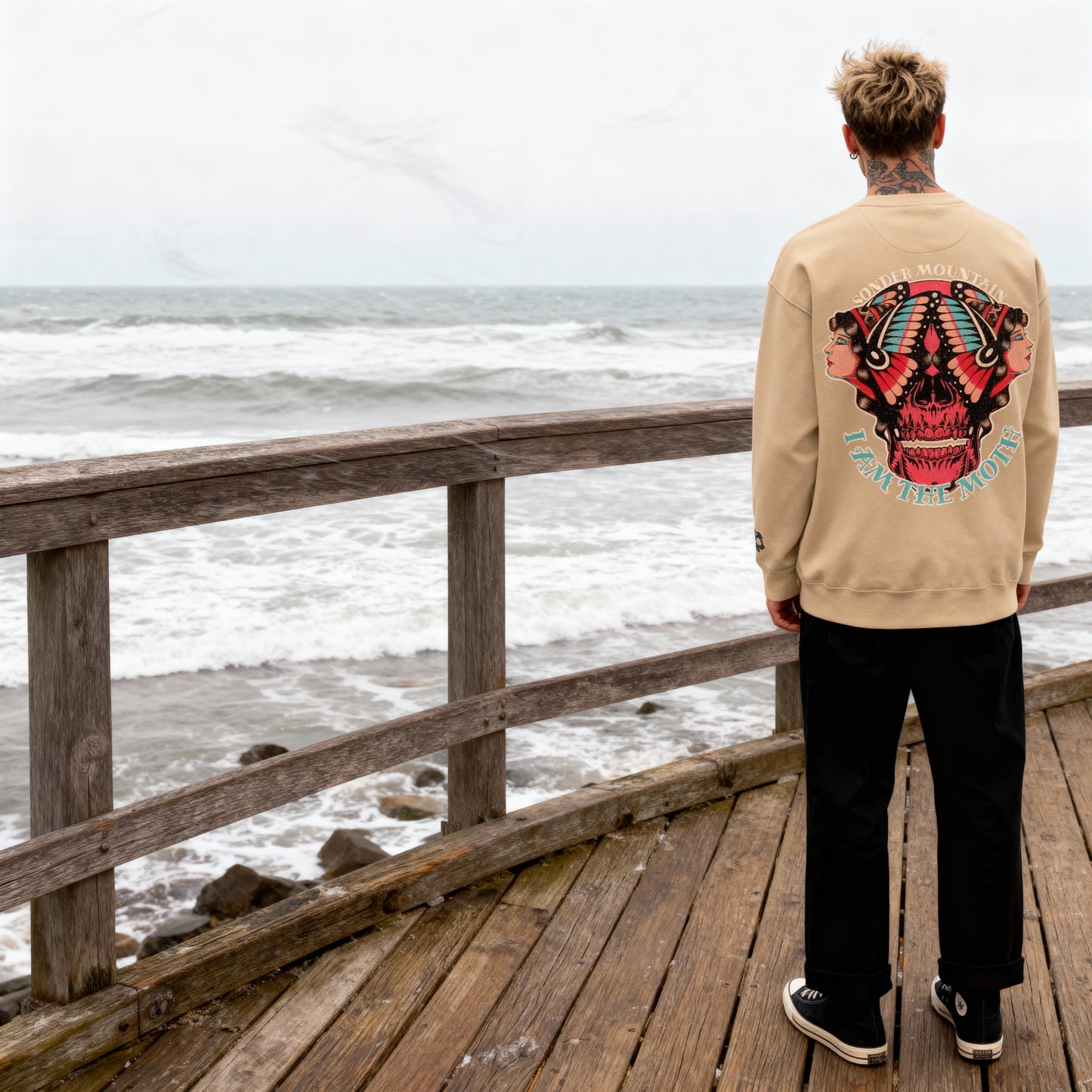 The Moth - Trad Unisex Premium Sweatshirt