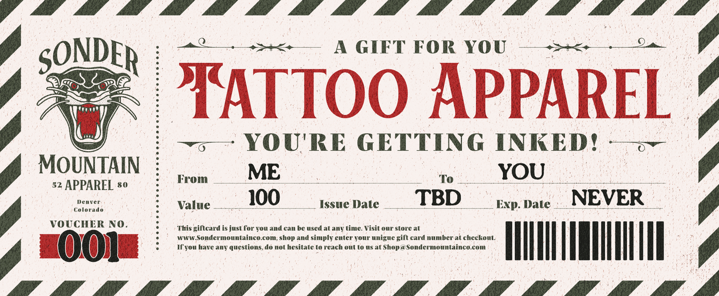 Sonder Mountain Gift Card