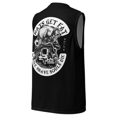 Rats Get Fat - Old School Recycled unisex basketball jersey