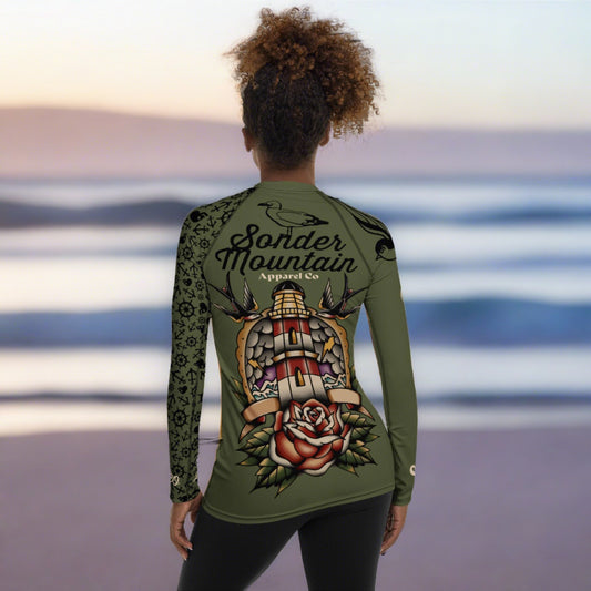 I Am The Lighthouse - Women's Rash Guard