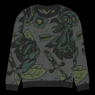 The Rooster - Knitted crew neck sweater