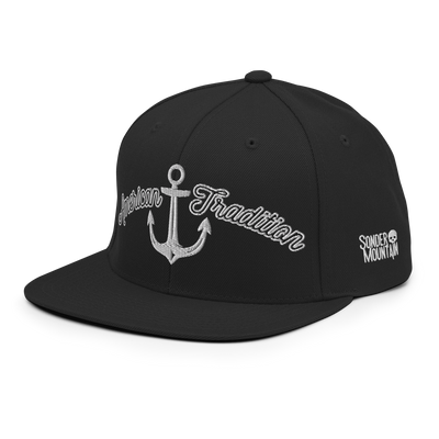 American Tradition - Old School Anchor Snapback Hat